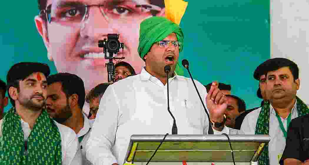 JJP Chief Dushyant Chautala. File Photo. 