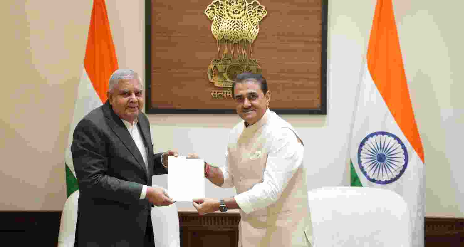 Praful Patel resigns from the Rajysabha MP for the tenure of 2022-2028. Image X.
