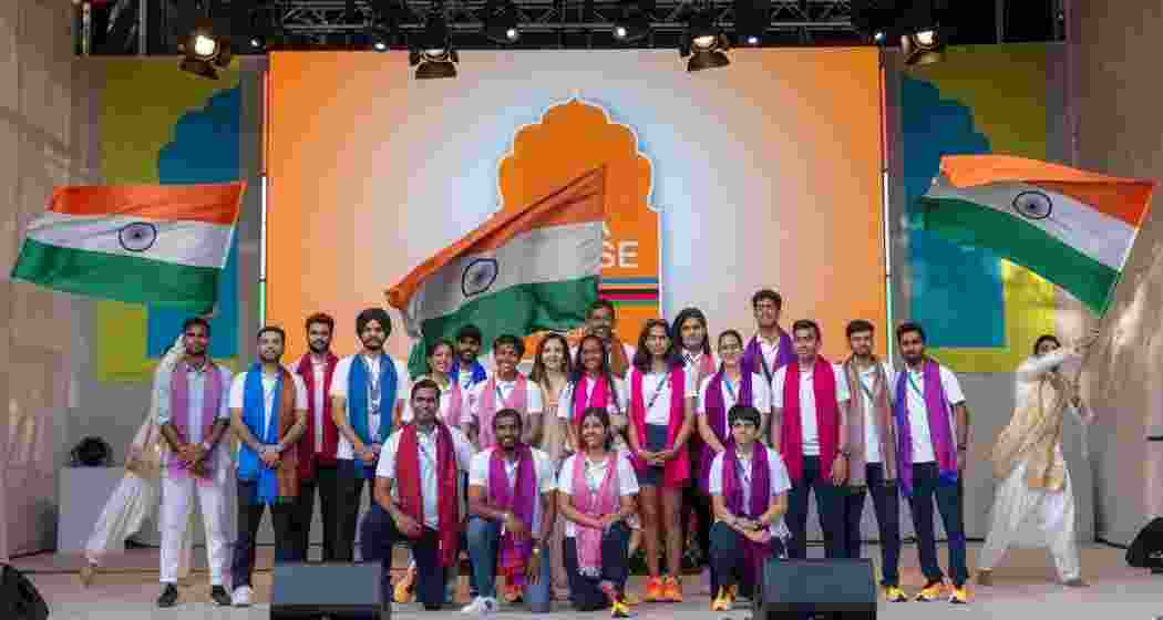 Nita Ambani felicitated Indian athletes at Paris’s ‘India House’.