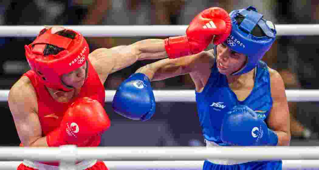 Boxer Nikhat zareen loses to China's Wu Yu by 5-0.