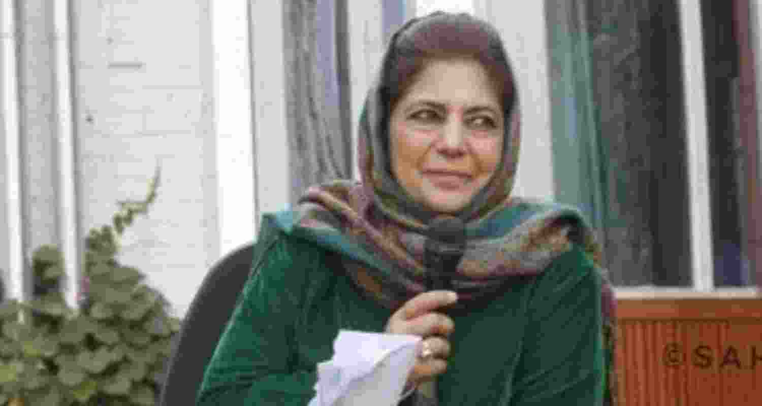 Jammu and Kashmir People's Democratic Party (PDP) President Mehbooba Mufti. 
