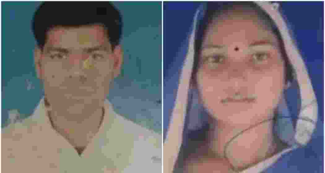 Sunil Kumar (L), a government school teacher, his wife Poonam (R) and their two children were killed by unidentified miscreants in UP's Amethi. 