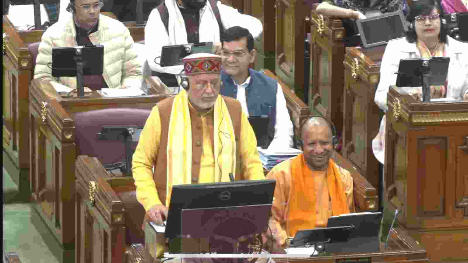 Uttar Pradesh's Finance Minister, Suresh Kumar Khanna, presented the state's budget for the financial year 2024-25 at the State Assembly on Monday.