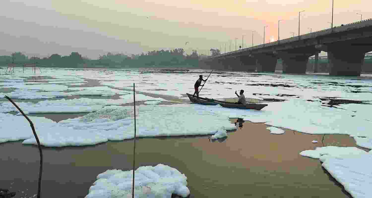 High ammonia levels in the Yamuna disrupt Delhi’s water supply, intensifying the capital’s water crisis.