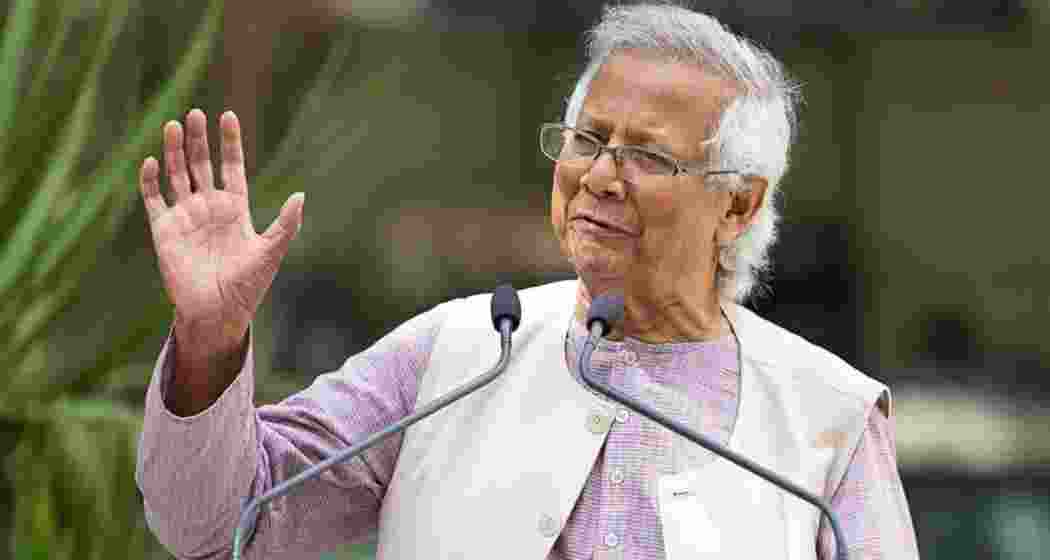 File photo of head of Bangladesh’s interim government, Muhammad Yunus. 