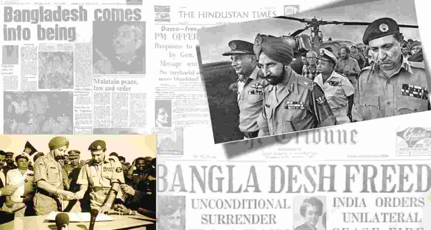 India marks the 54th Vijay Diwas as armed forces, leaders and veterans pay tribute to the heroes of the 1971 war. 