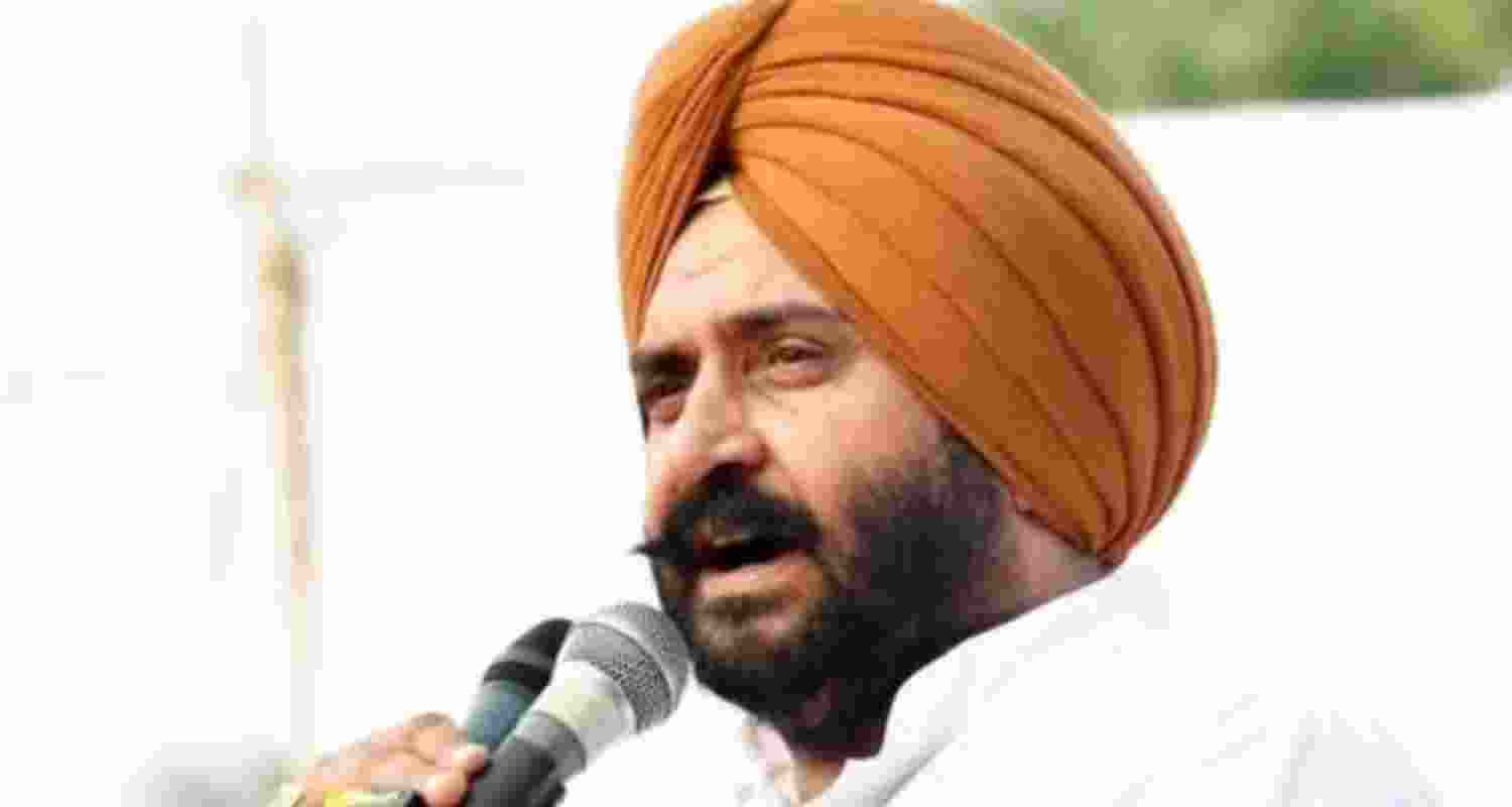 Absconding AAP MLA Harmit Singh Pathanmajra. 