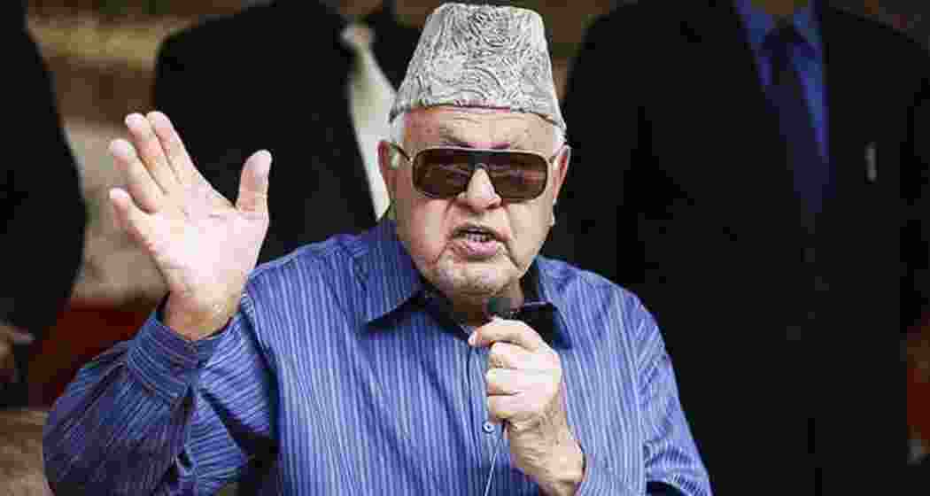 File photo of National Conference (NC) President Dr Farooq Abdullah.