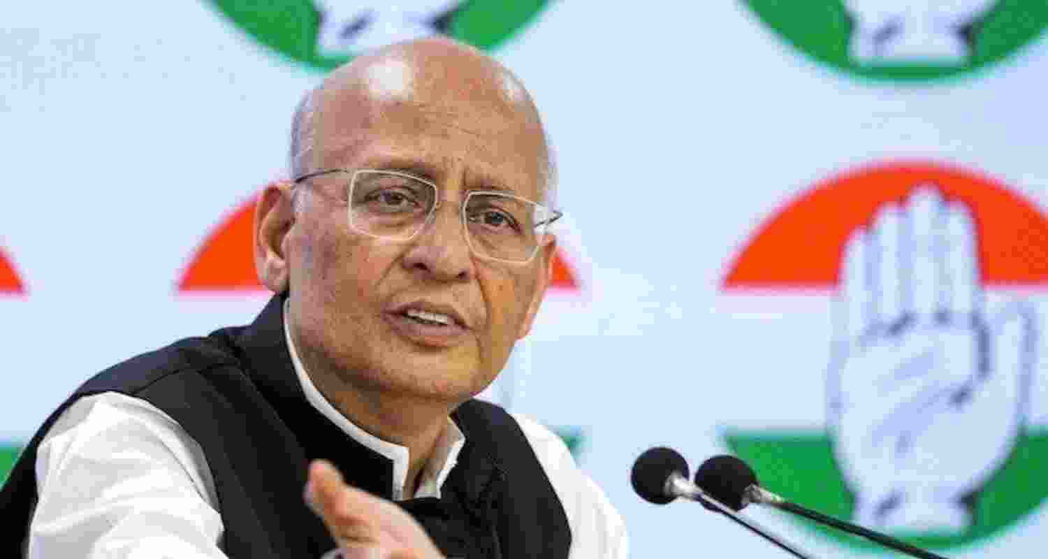 Senior Congress leader Abhishek Manu Singhvi.