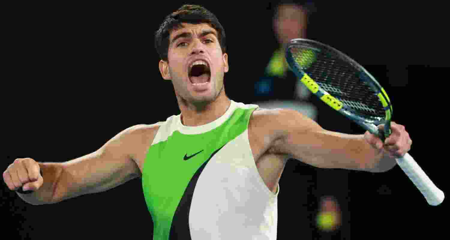 At 22 years and 272 days, Carlos Alcaraz is the youngest man to complete a set of all four major singles titles. He broke the mark set by Don Budge in the 1938 French championships when he was 22 years and 363 days old.