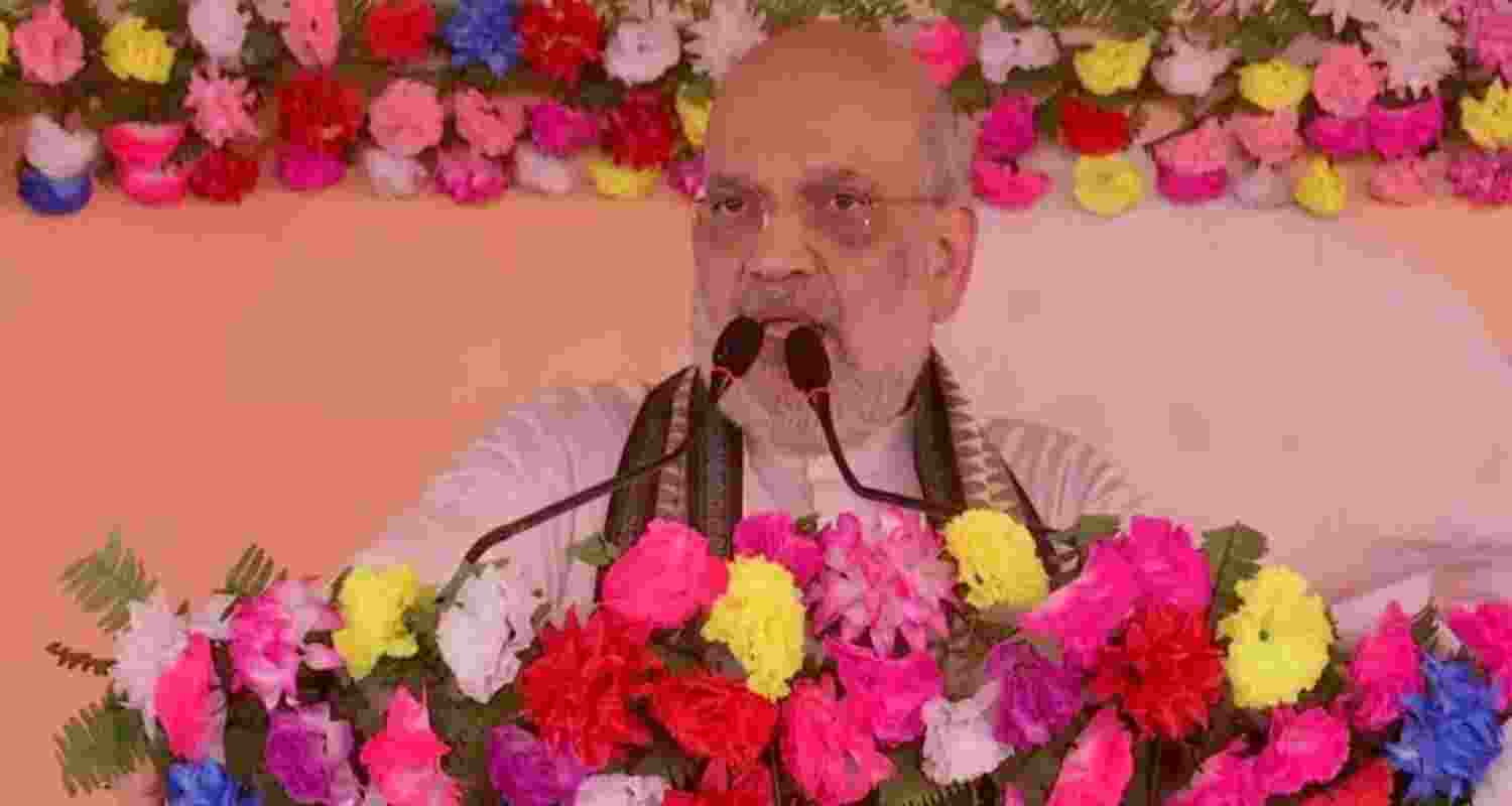 Union Home Minister Amit Shah in Araria, Bihar, on Saturday.