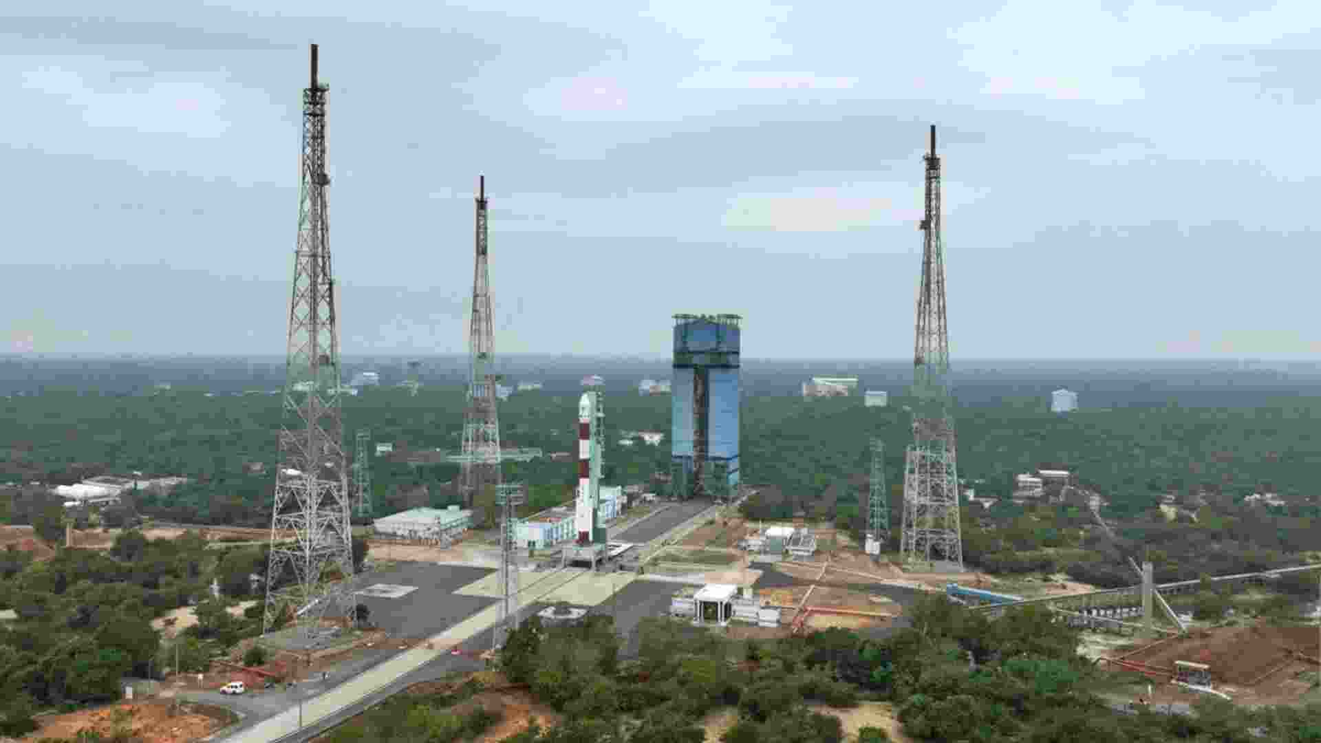 PSLV-C62 rocket stands poised at Sriharikota ahead of a landmark mission to launch 16 satellites into space.