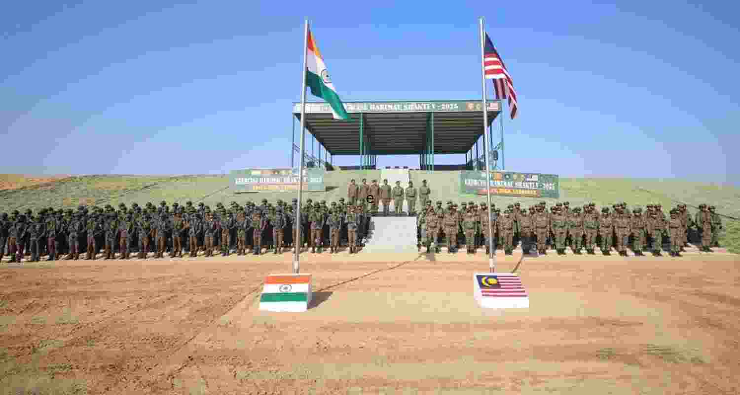 Exercise Harimau Shakti 2025 begins in Rajasthan as Indian and Malaysian armies conduct joint counter-terror and peacekeeping drills. 