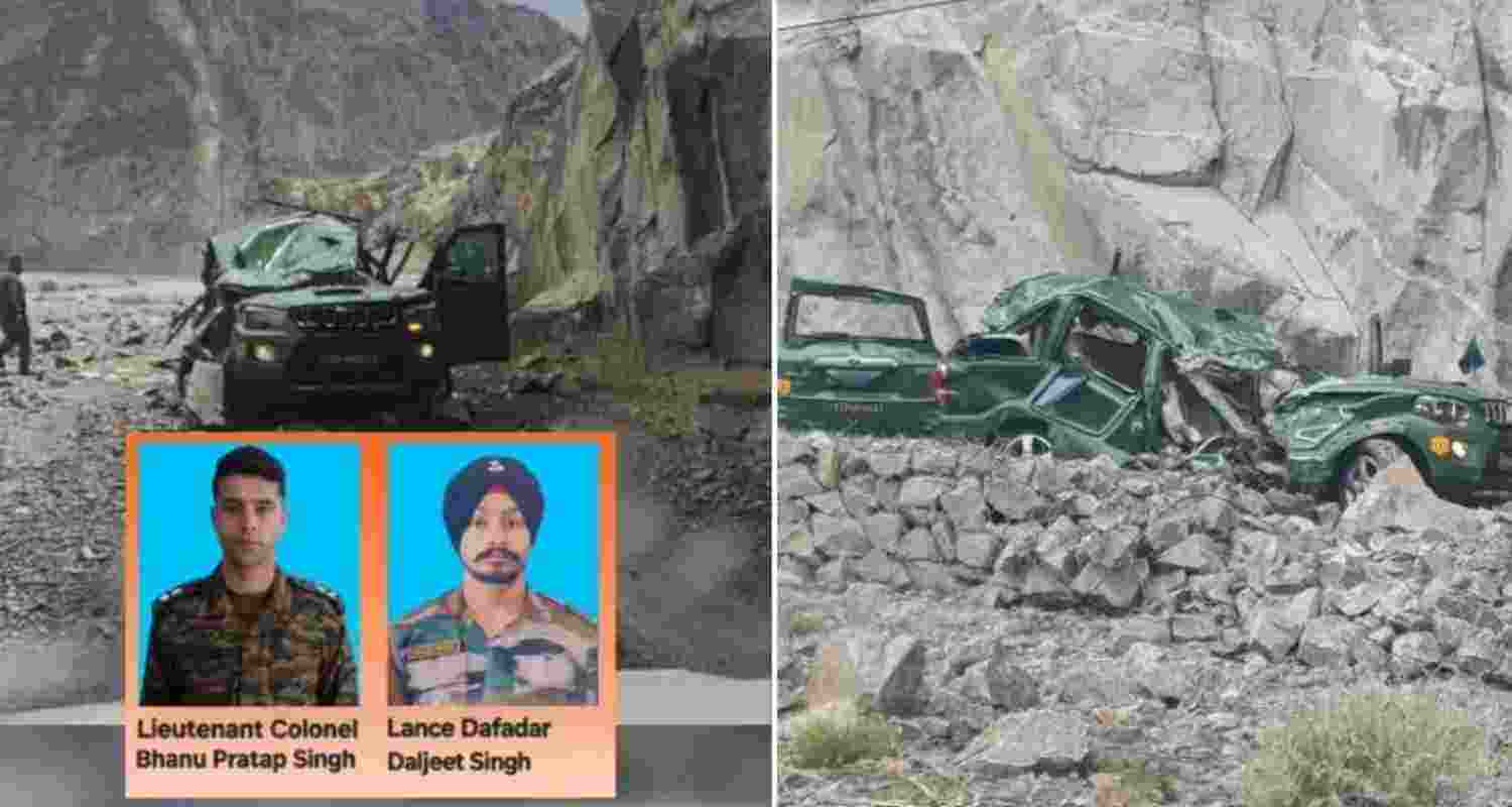 Lt Col among two dead after boulder hits Army vehicle