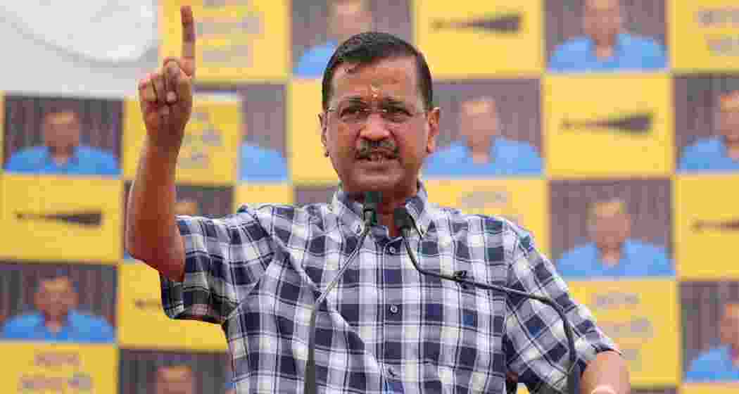 Arvind Kejriwal addresses the press in New Delhi. (File photo)