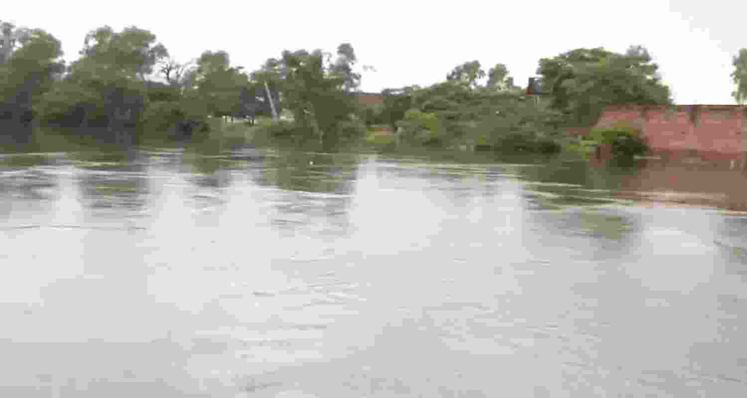 Floods in Punjab have submerged more than 4 lakh acres of farmland.