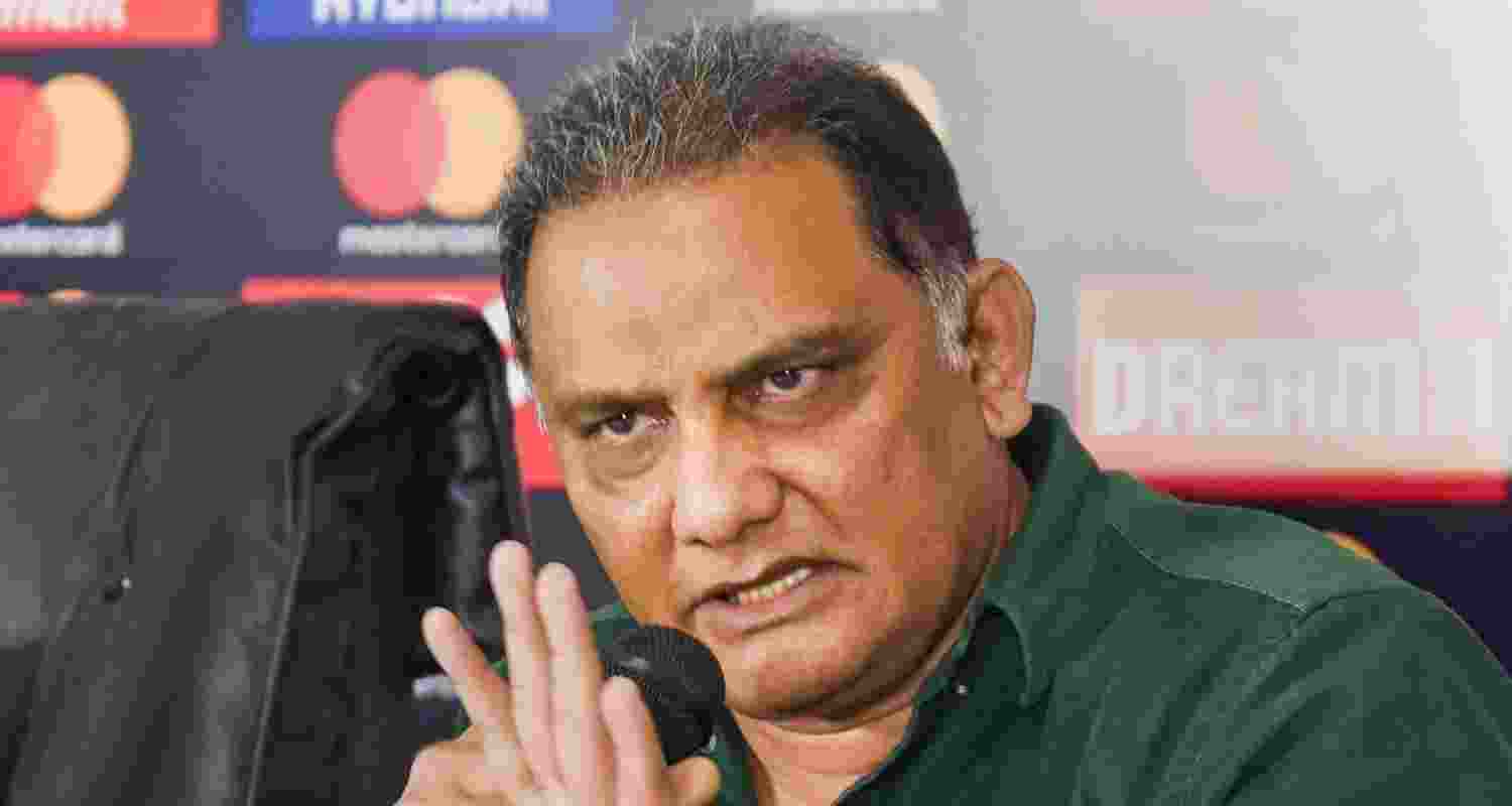 Former team India skipper Mohammad Azharuddin.