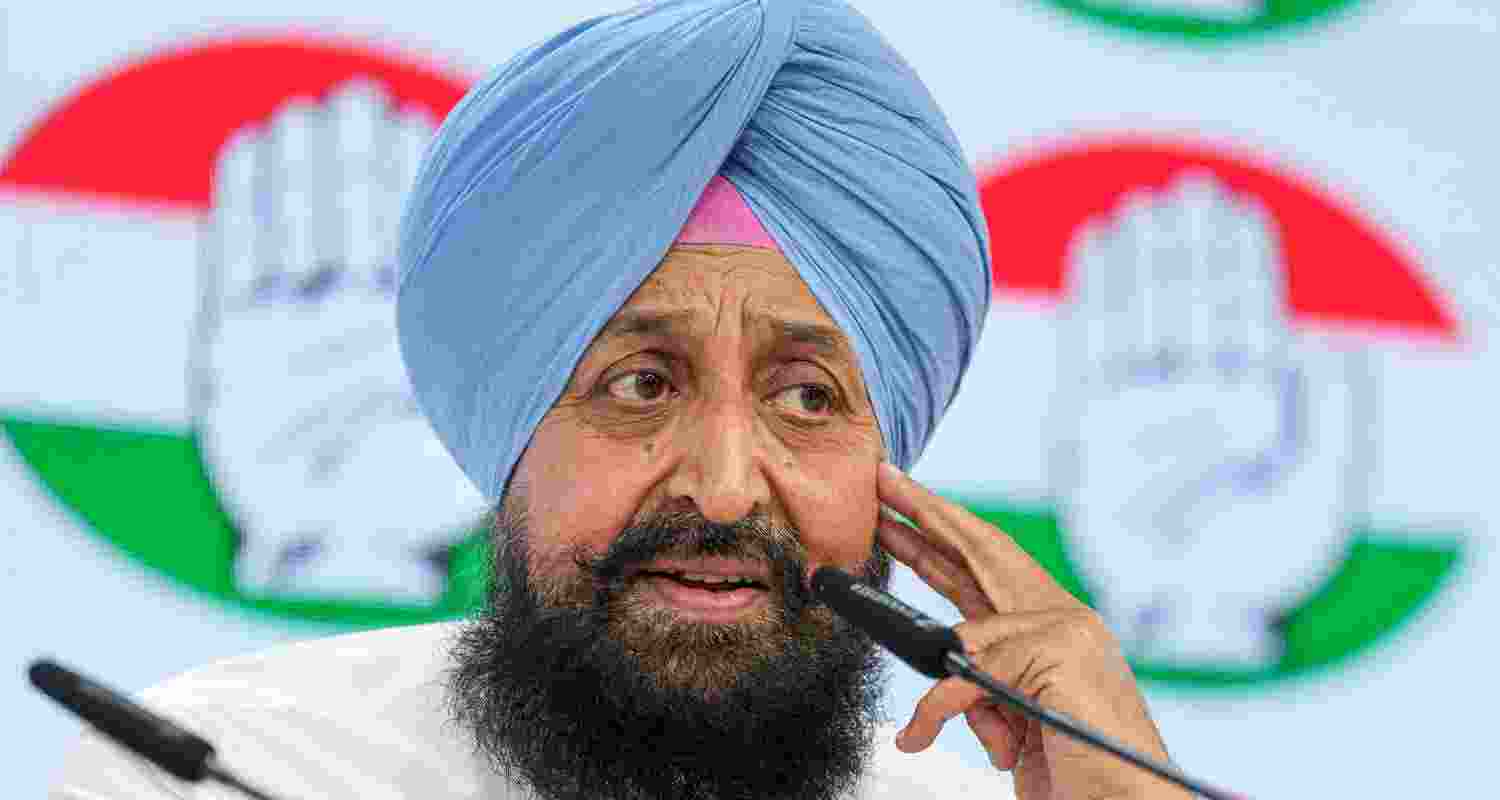 Congress leader Pratap Singh Bajwa. 