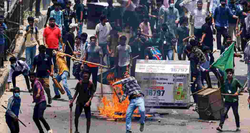 The clashes in Bangladesh erupted over demands to reform the nation's civil service quota system, which reserves positions for specific groups, including descendants of those who participated in the 1971 war.