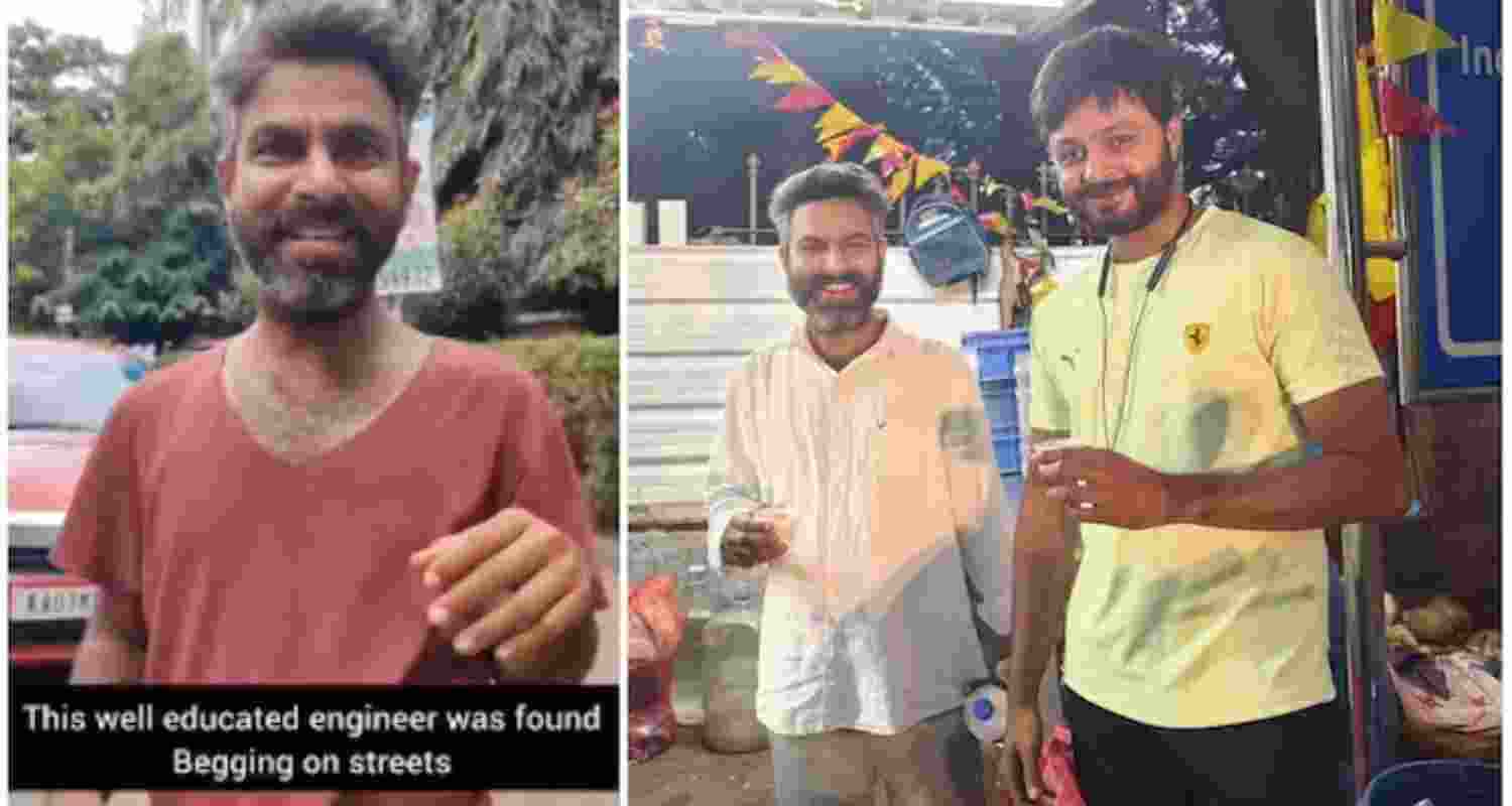 Bengaluru beggar, who once claimed to be a techie in Frankfurt, now admits he’s a college dropout.