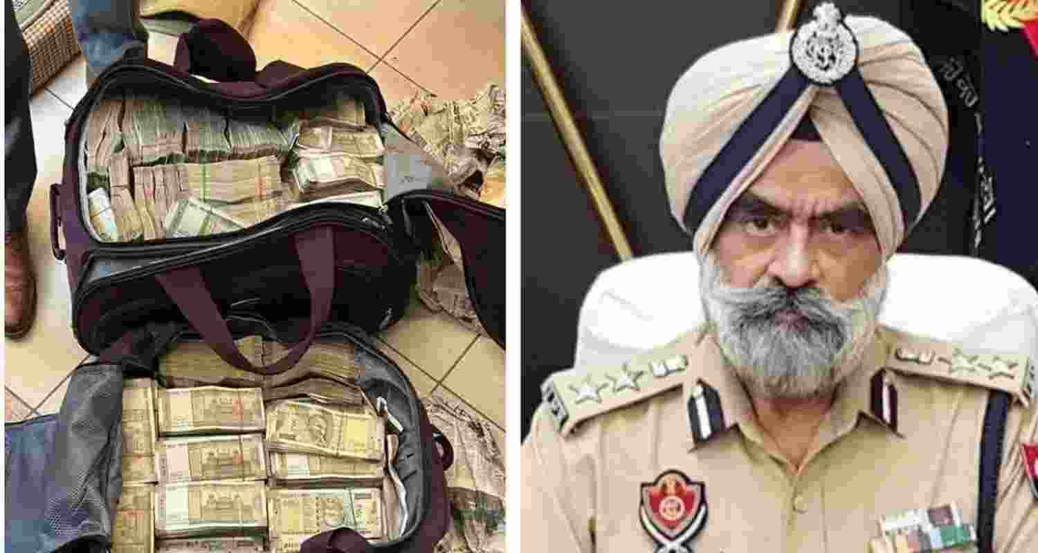 Suspended Punjab DIG Harcharan Singh Bhullar.