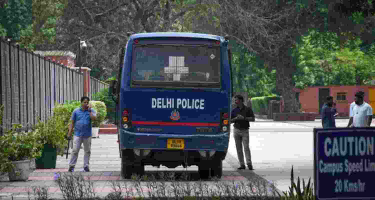 Bomb threats were received to two Delhi schools on Wednesday.