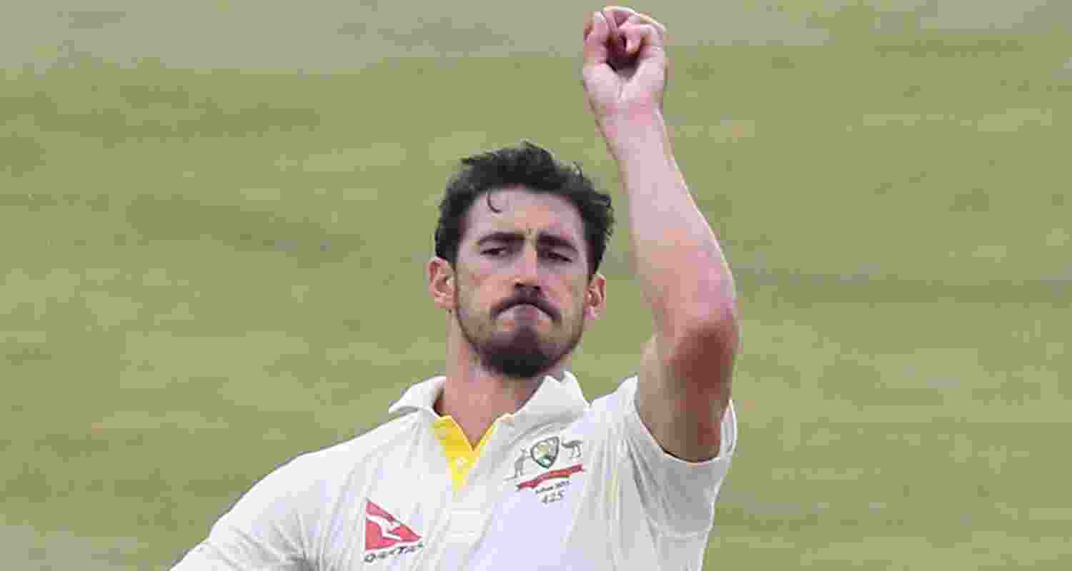 Australian fast bowler Mitchell Starc.
