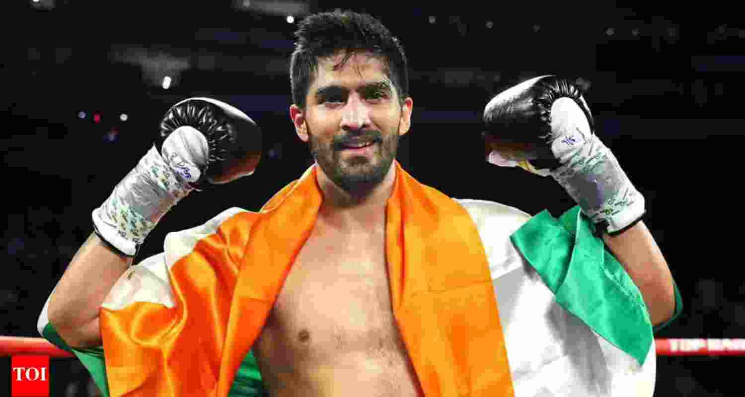 Indian boxing icon Vijender Singh.