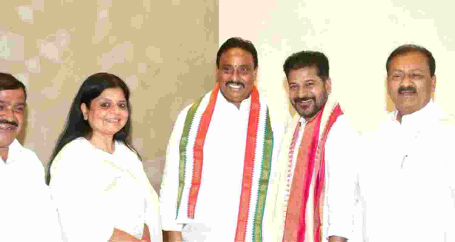 BRS MLA Danam Nagender had defected to the Congress.