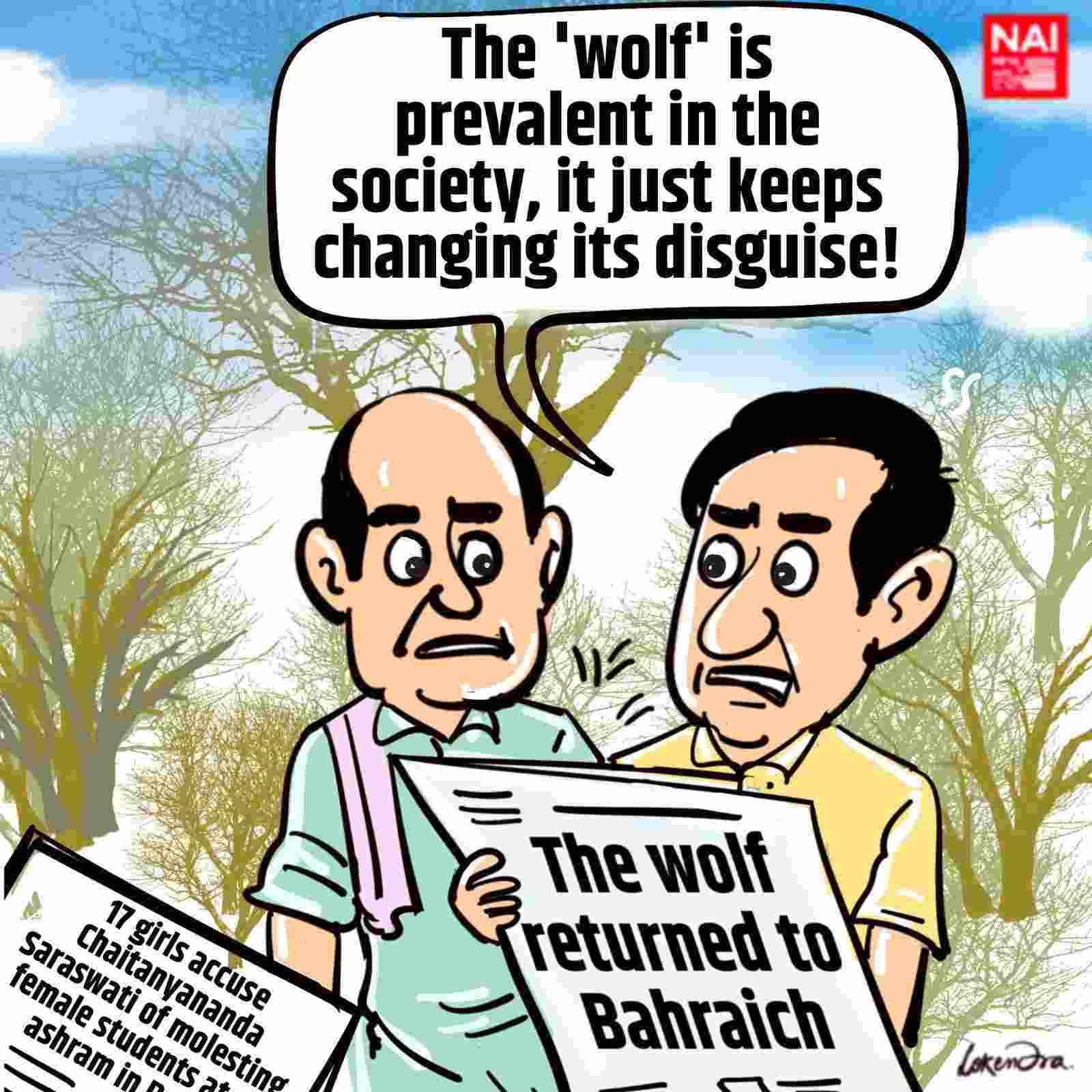 "Wolf in saint's clothing?"