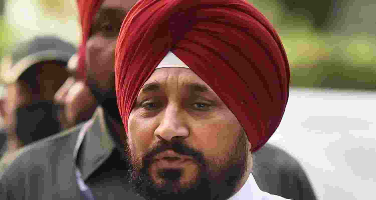  Congress leader and former Punjab chief minister Charanjit Singh Channi. 