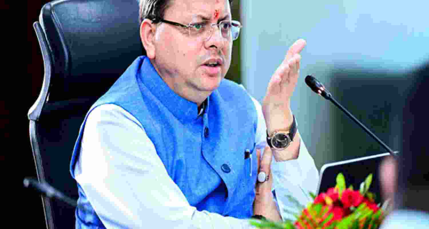 Chief Minister Pushkar Singh Dhami.