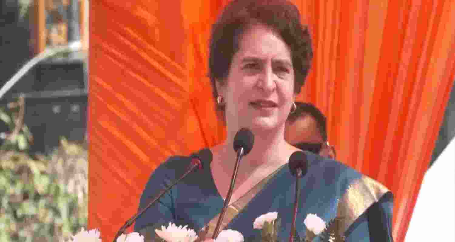 Congress leader Priyanka Gandhi.