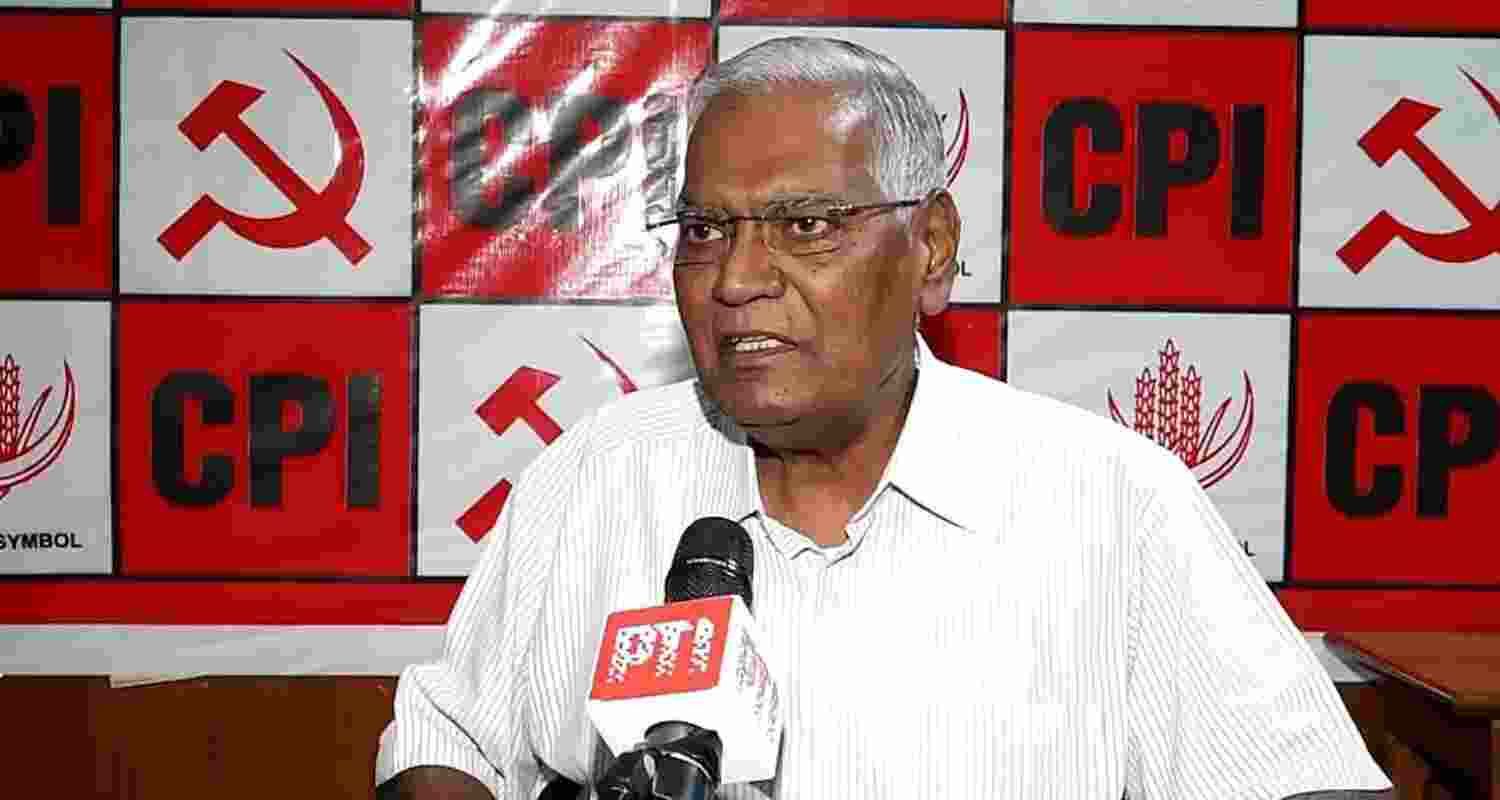D Raja re-elected as the General Secretary of the Communist Party of India (CPI) for a third term.