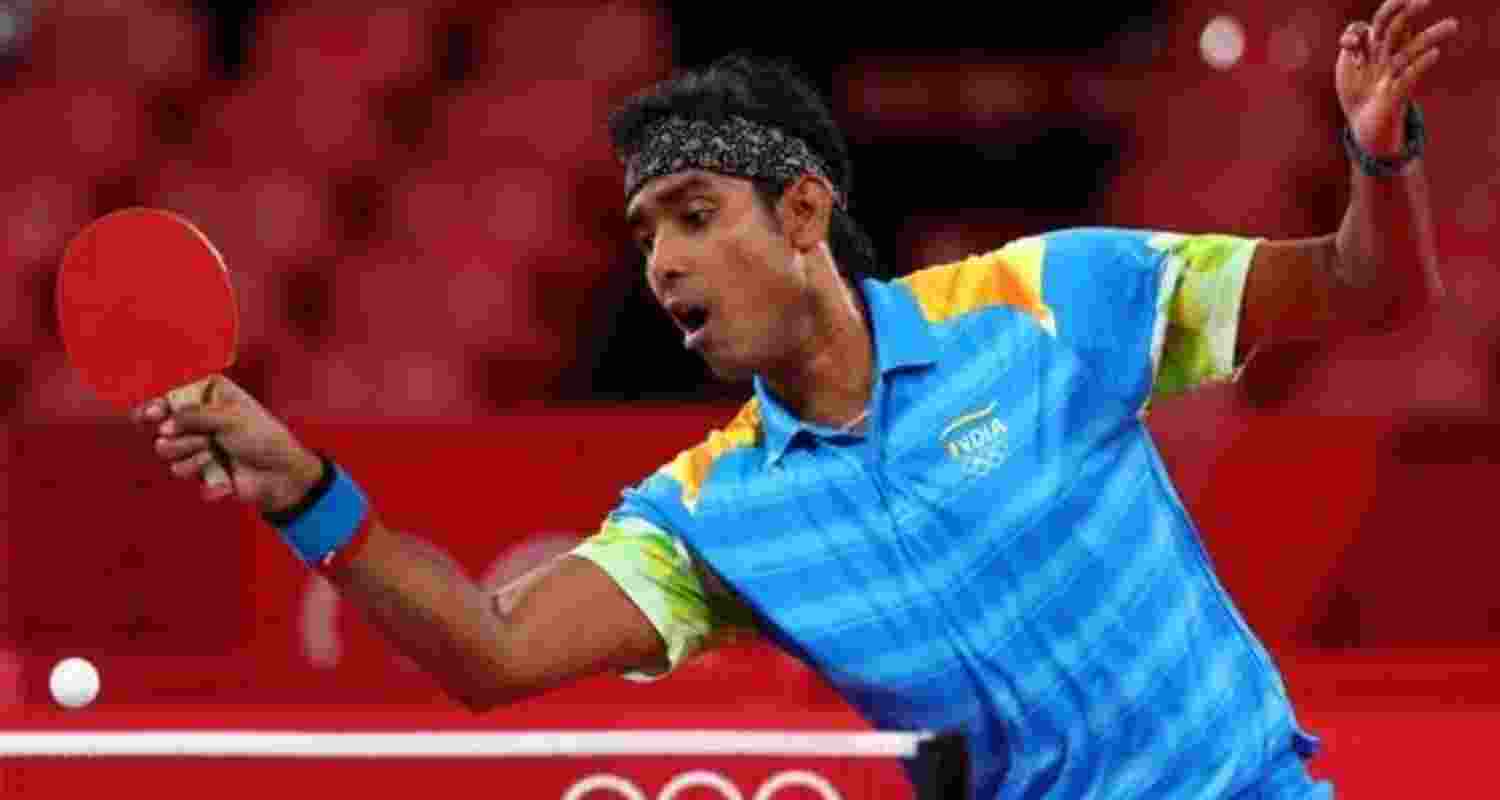 Veteran table tennis player A Sharath Kamal. 