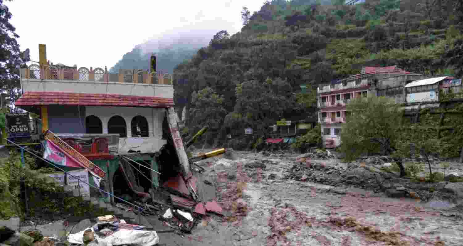 Dehradun cloudbursts. 