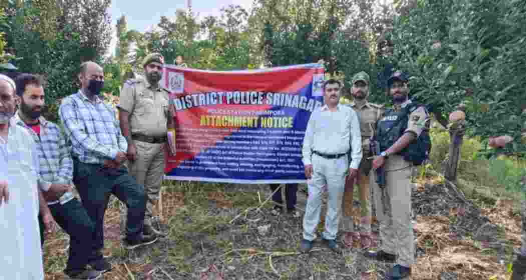 Dismantling networks: Terrorist's property worth crores attached