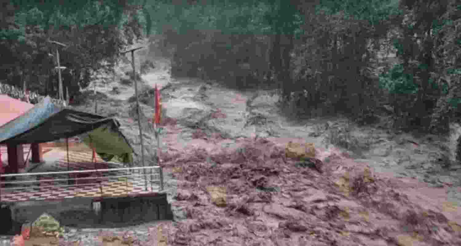 Heavy inflow forces dams in North India to release water, flooding downstream areas.