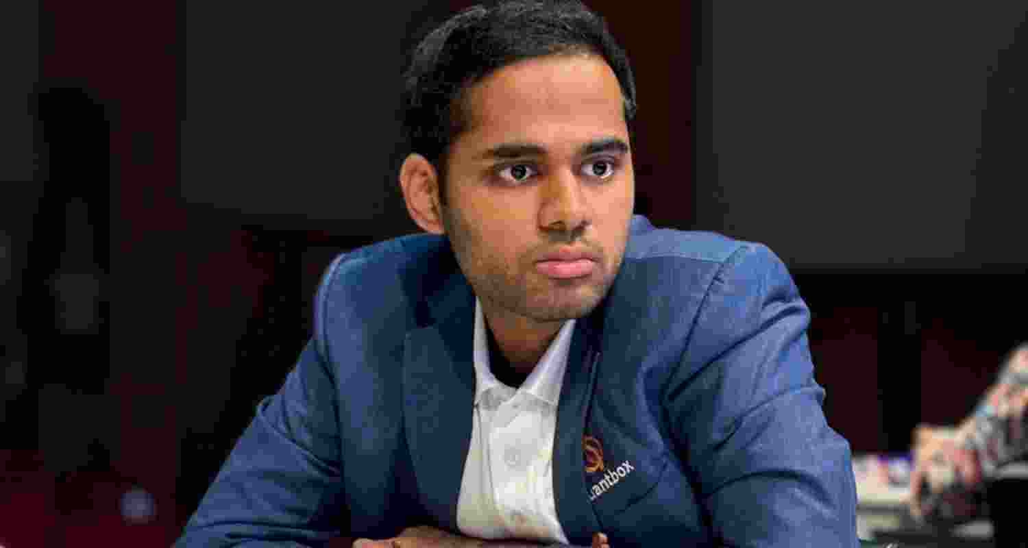 Indian grandmaster Arjun Erigaisi.