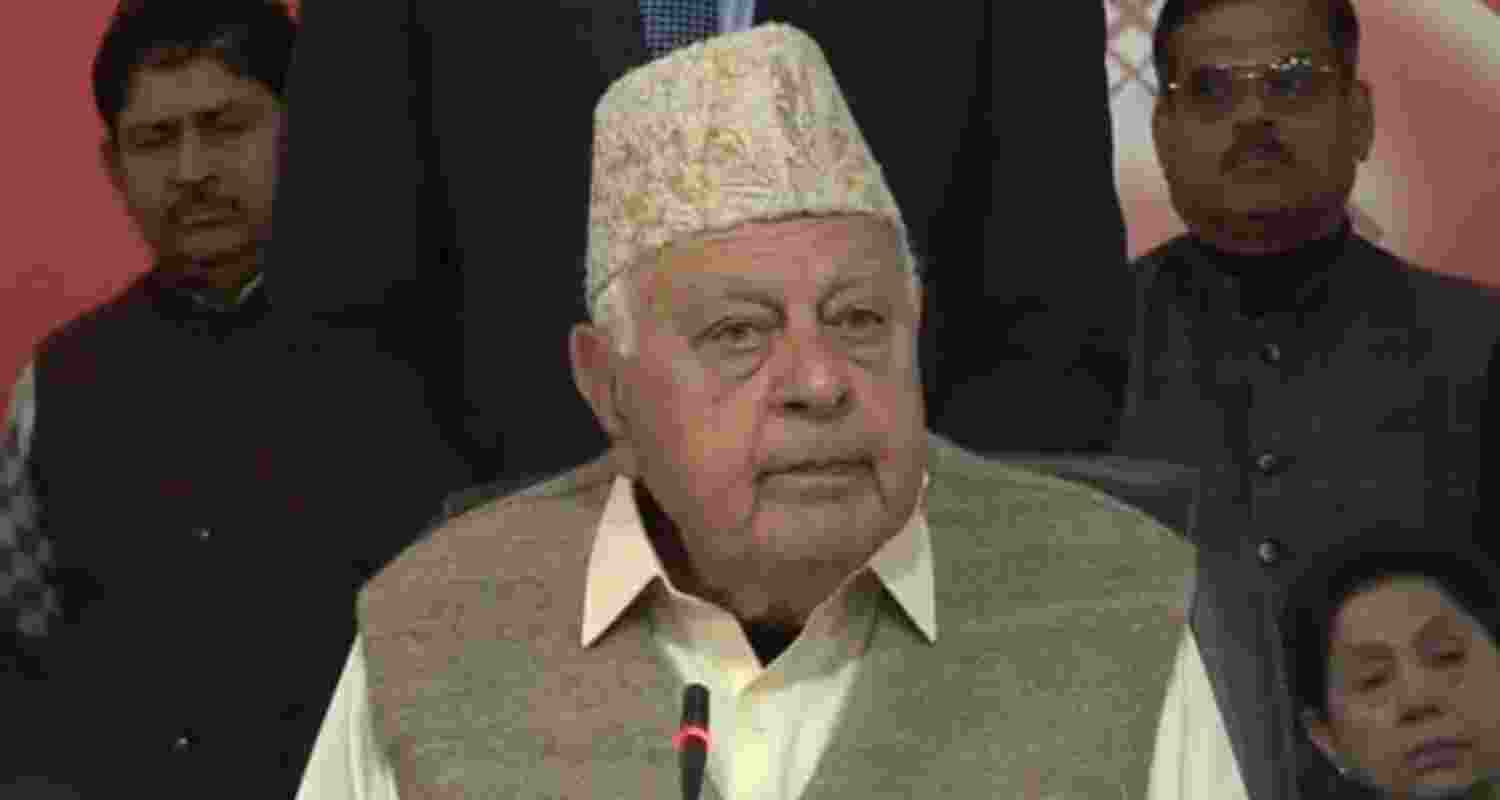 JKNC chief Dr Farooq Abdullah. Image: X