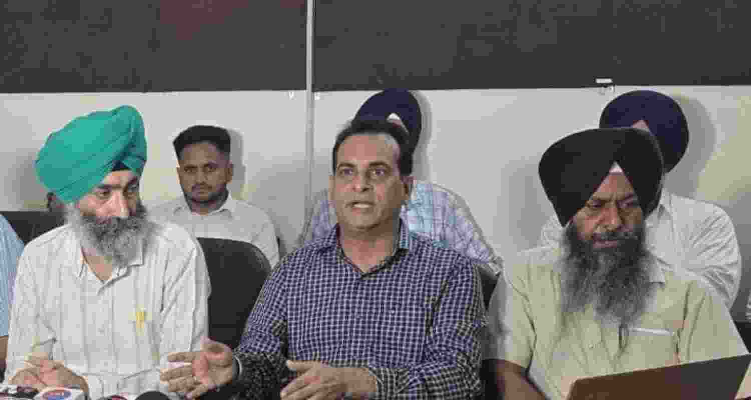 PAC members addressing the media in Ludhiana on Tuesday.