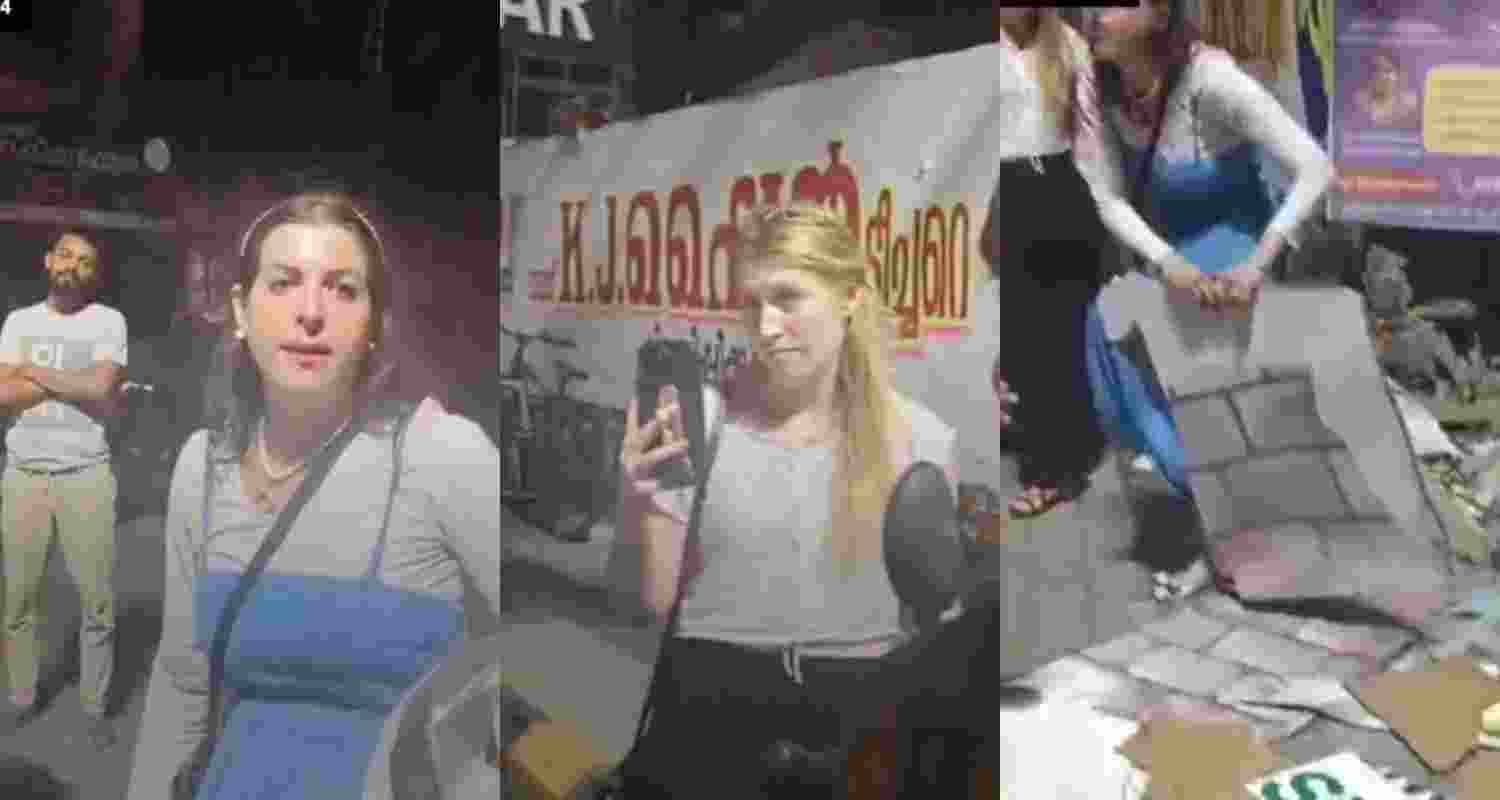 Two Jewish Australian women booked for destroying pro-Palestine posters in Kochi
