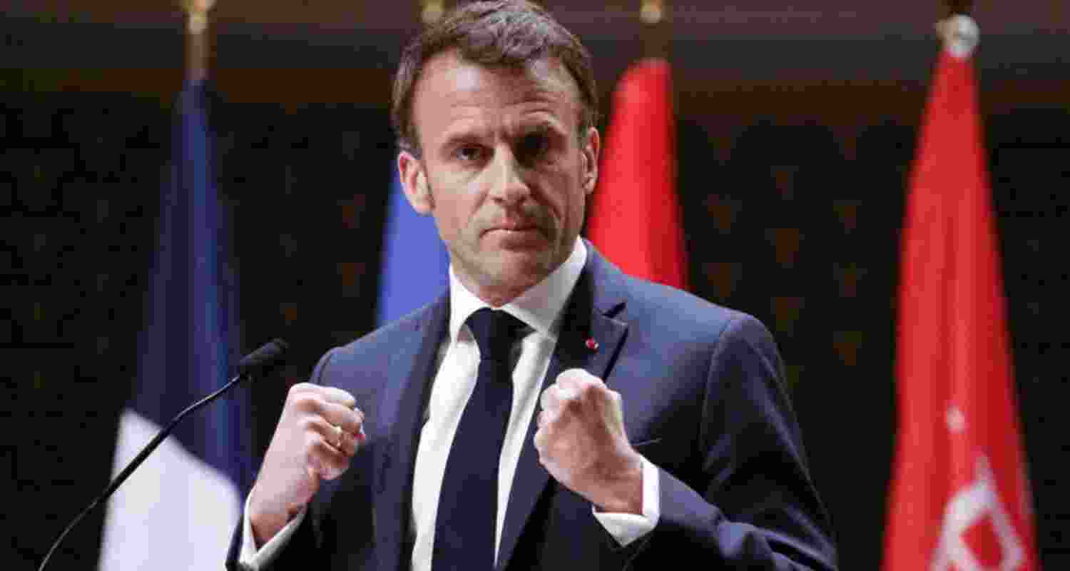 French President Emmanuel Macron.