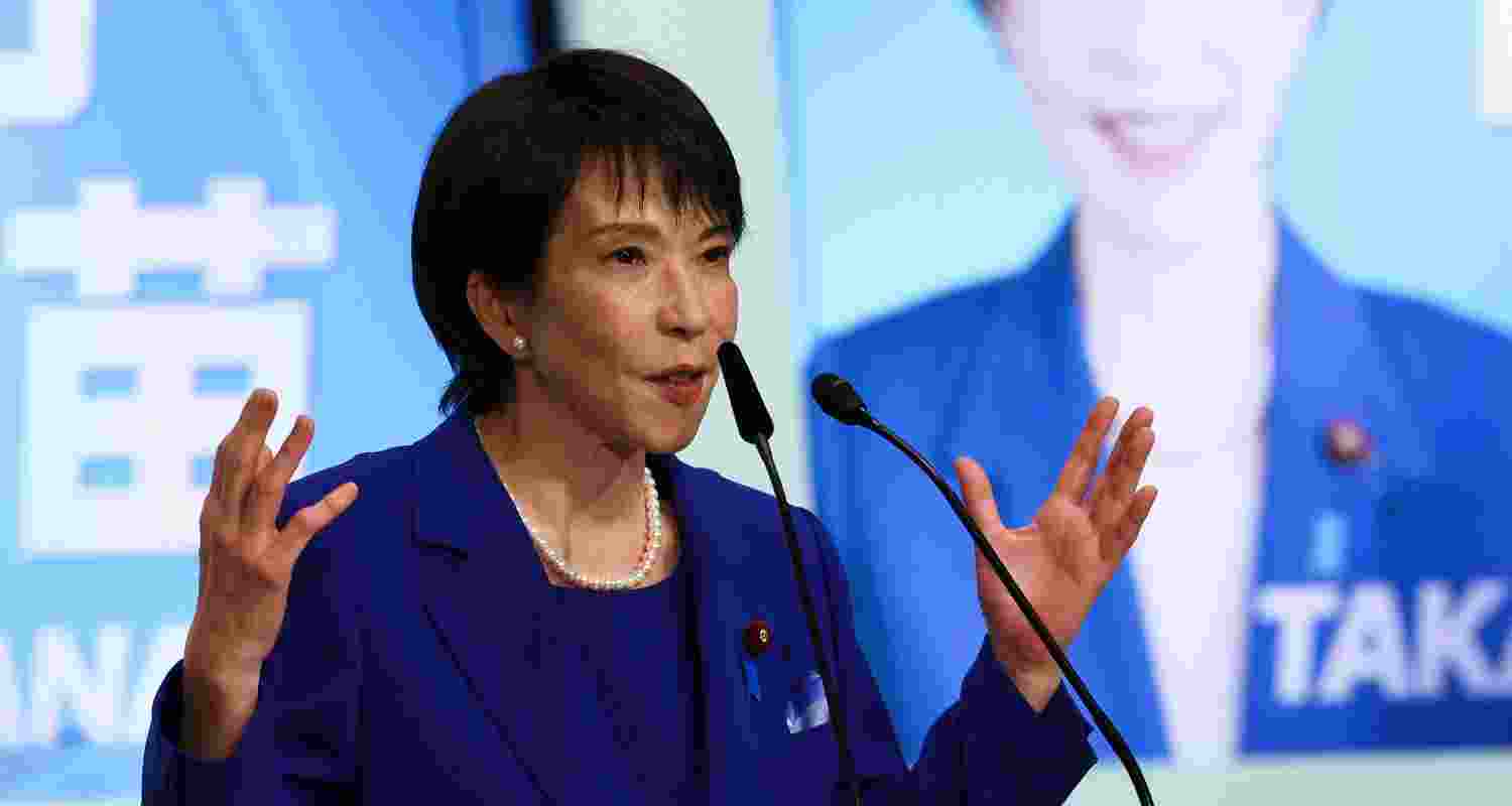 Takaichi, 64, beat Agriculture Minister Shinjiro Koizumi, the son of popular former Prime Minister Junichiro Koizumi, by a vote of 185 to 156 