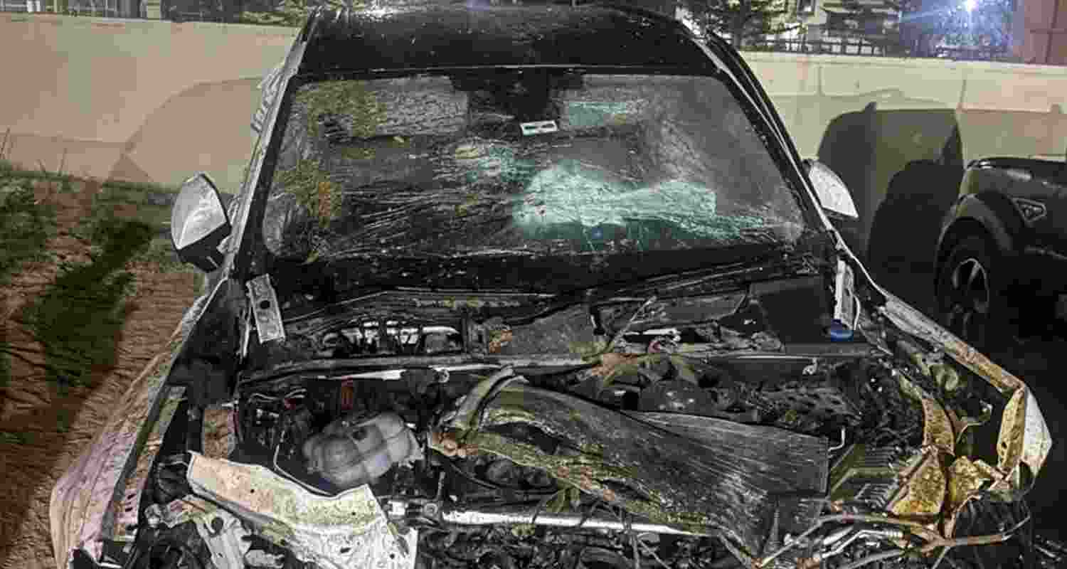 One of the occupants of the car was caught by locals and handed over to police. The accused were all allegedly intoxicated