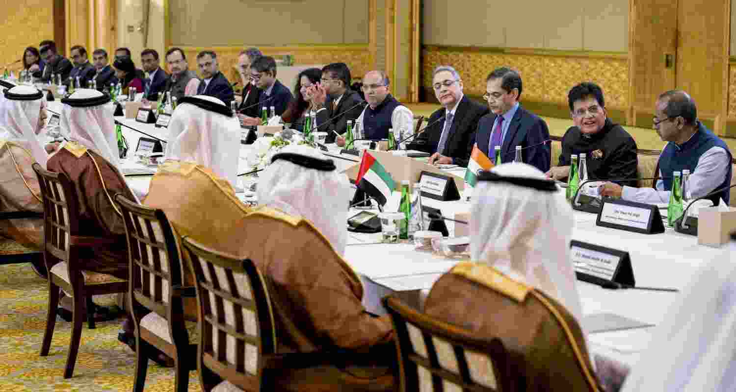 India and the UAE are looking to double bilateral trade in non-oil and non-precious metal sectors to USD 100 billion over the next 3-4 years, said Commerce and Industry Minister, Piyush Goyal, on Thursday
