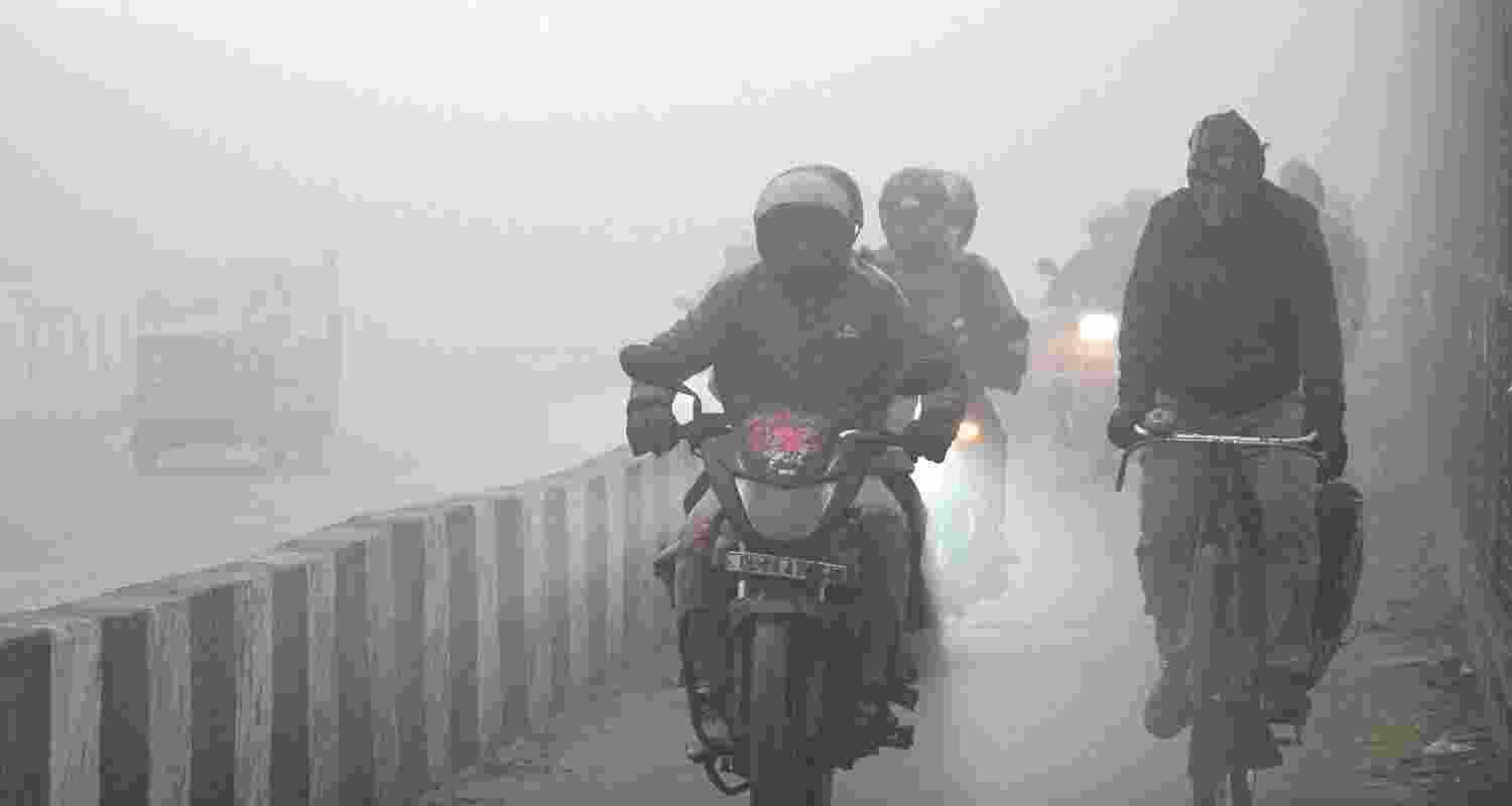 The lowest visibility up to 8.30 am was recorded at Safdarjung, where it dropped to 200 metres, followed by Palam at 350 metres, according to official data