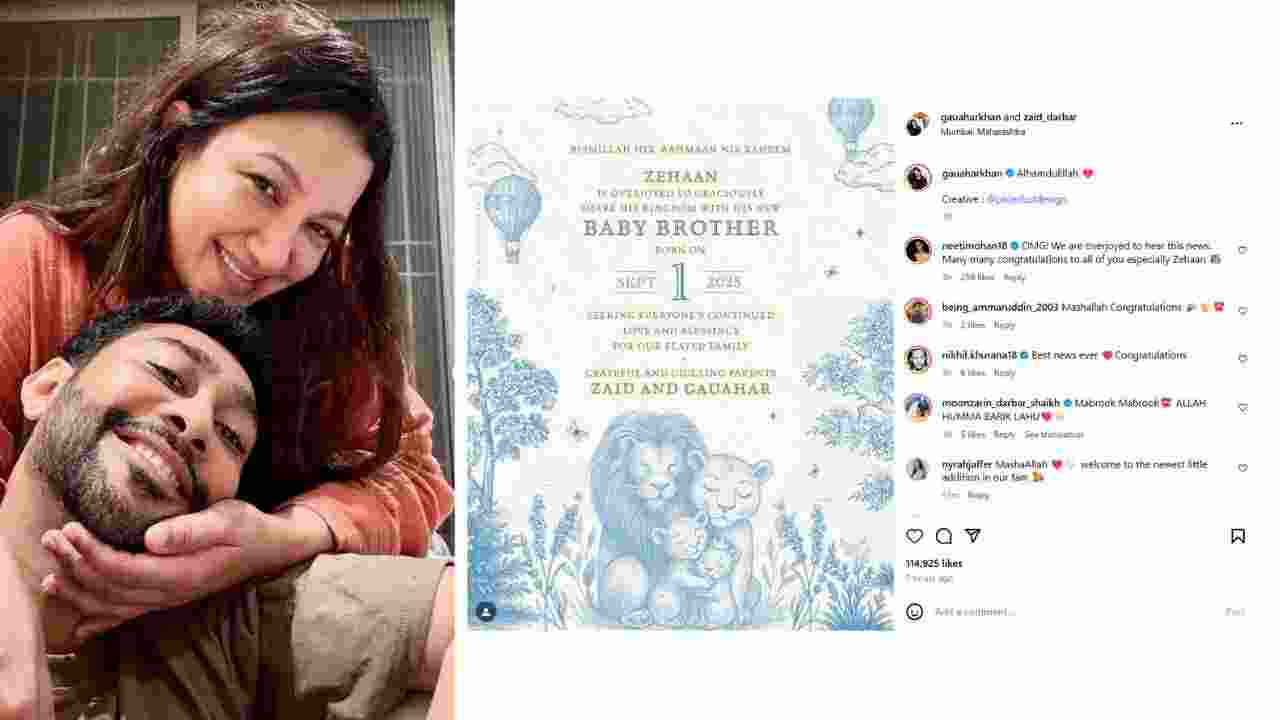 Twice the giggles — it’s a baby boy again for Gauahar-Zaid