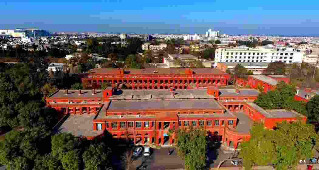 An aerial view of Government Medical College, Amritsar.