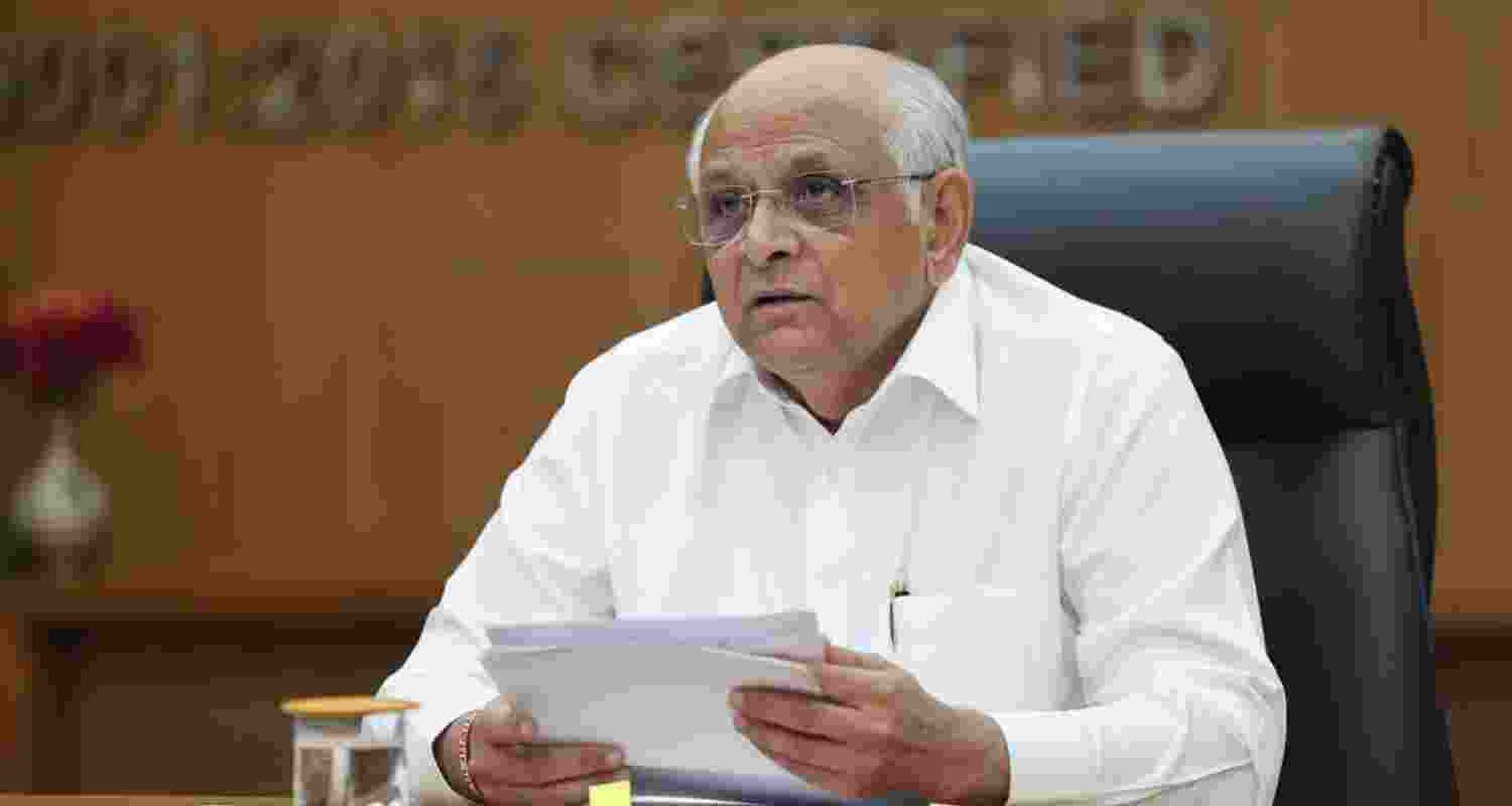 Gujarat Chief Minister Bhupendra Patel - file image.